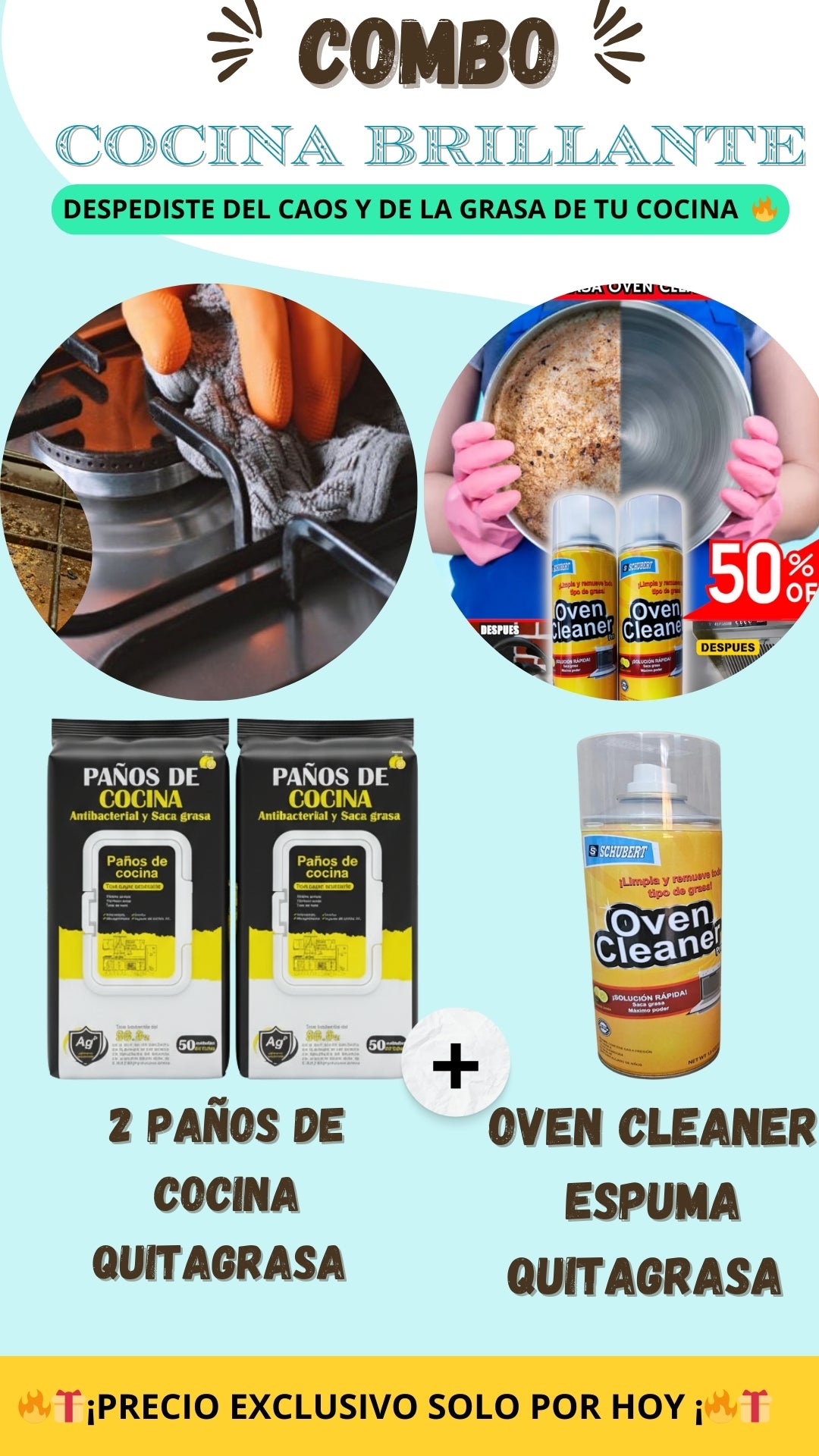 COMBO COCINA BRILLANTE